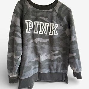 PINK Victoria's Secret Gray Camo Sweatshirt